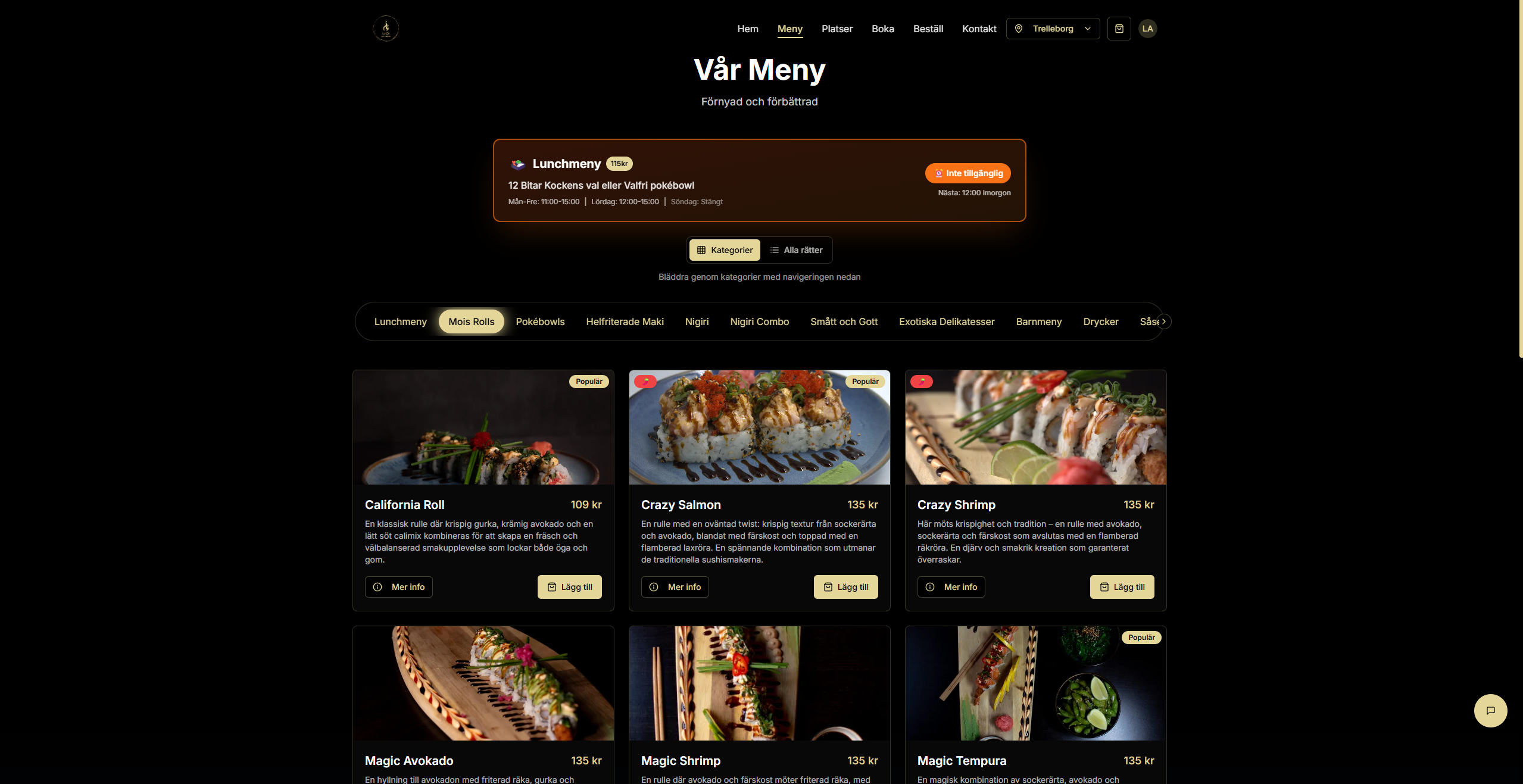 Moi Sushi & Poké Bowl - Screenshot 1